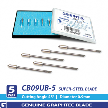 Graphtec Vinyl Cutter 45 degree blades for Blue top holder 5 pack