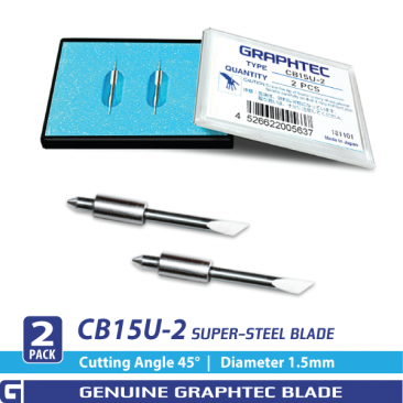 Graphtec Vinyl Cutter 45 degree blades for Red holder 2 pack