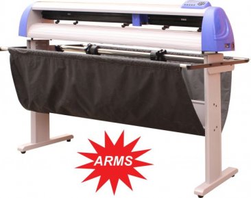 Saga Precision Servo ARMS Vacuum Vinyl Cutter With Automatic Registration Mark System P1350IIP 53.1" / 49.6"